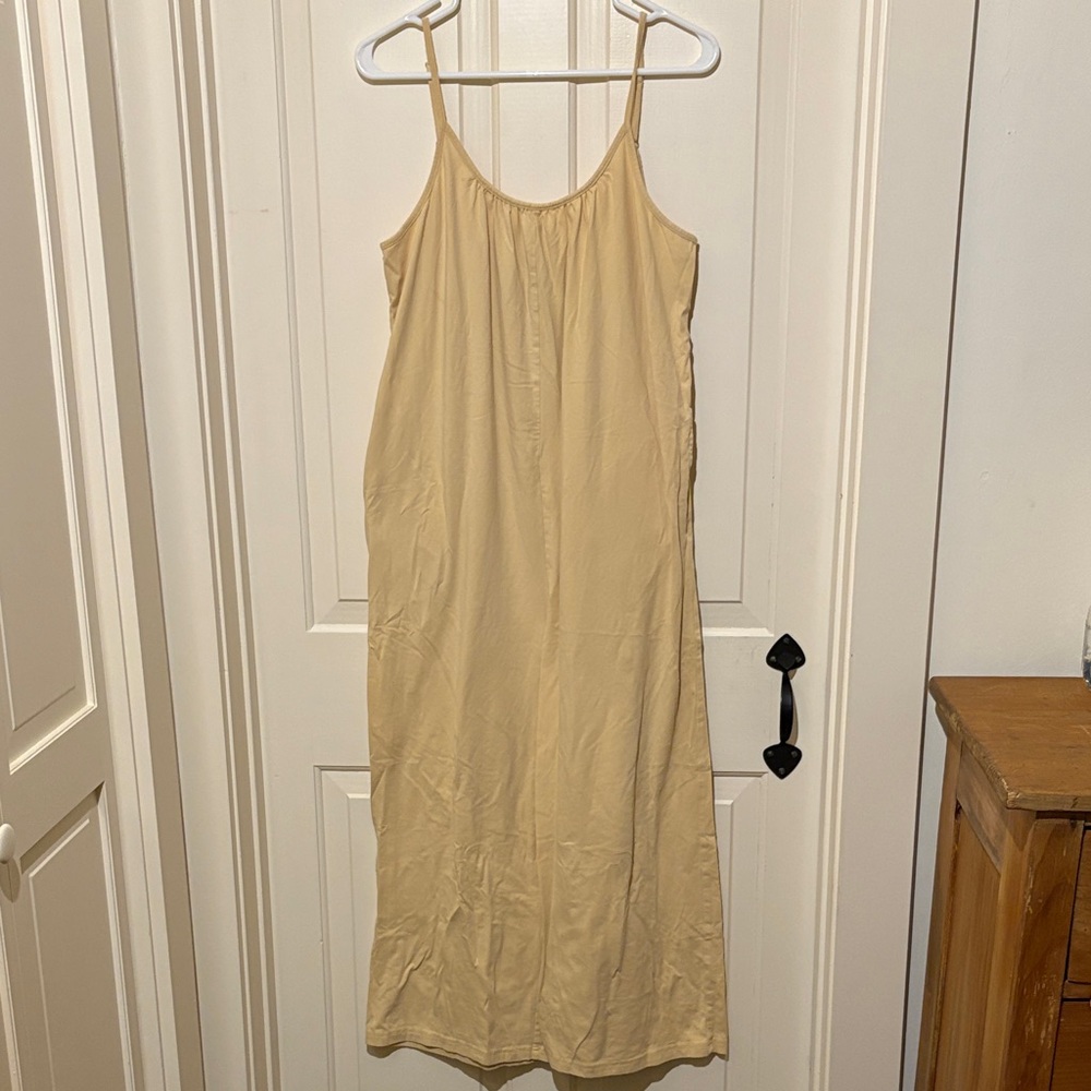 Comfortable Tan Sleeveless Jumpsuit